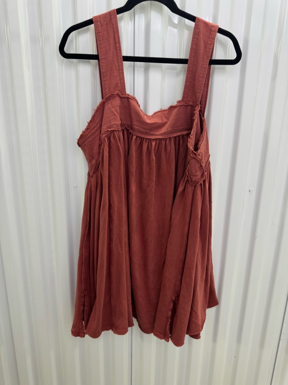 Free People: Rust Red Sleeveless Top